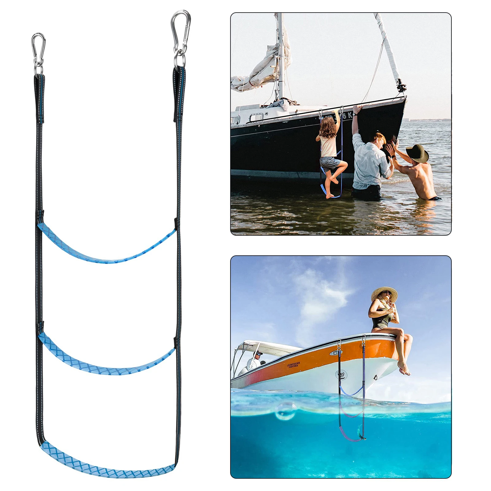 Boat Rope Ladder,Portable Boat Rope Ladder Extension,Fishing Rope Boarding Water Sports Boat Accessories
Boat Rope Ladder,Portable Boat Rope Ladder Extension,Fishing Rope Boarding Water Sports Boat Accessories