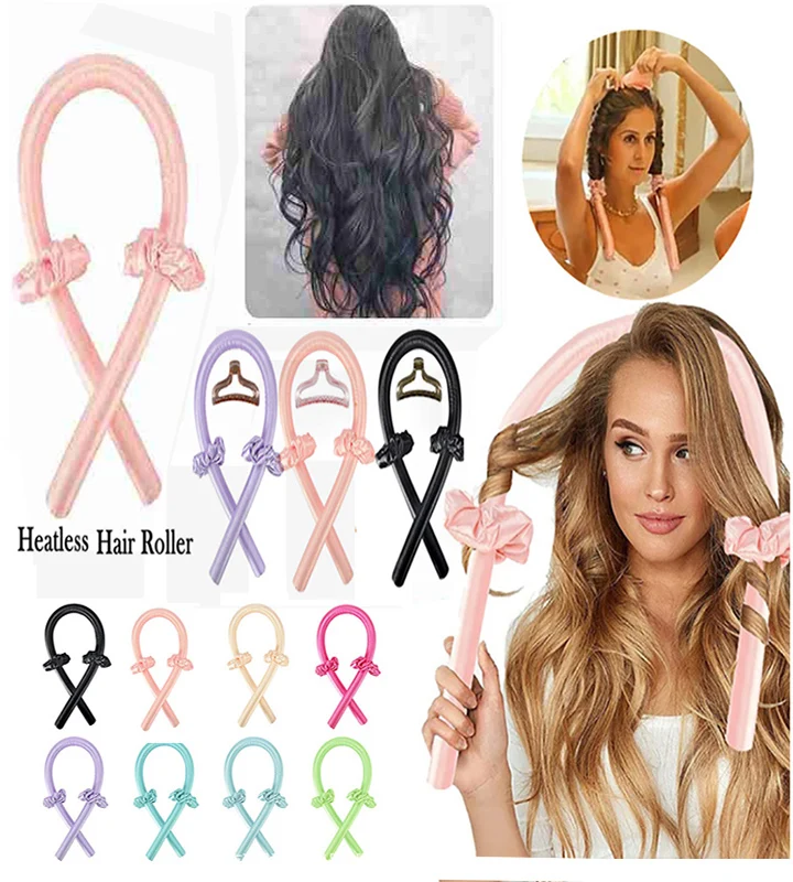 Curly Hair Products Set Heatless Curls Rollers Short Long Hair Overnight Silk Headband Curly Hair Styling Tool boucleur cheveux
Curly Hair Products Set Heatless Curls Rollers Short Long Hair Overnight Silk Headband Curly Hair Styling Tool boucleur cheveux