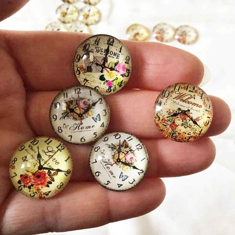 Beauty clock pattern 6mm 8mm 10mm and 12mm 20mmm 25mm Round photo glass cabochon demo flat back Making findings wholesale
Beauty clock pattern 6mm 8mm 10mm and 12mm 20mmm 25mm Round photo glass cabochon demo flat back Making findings wholesale