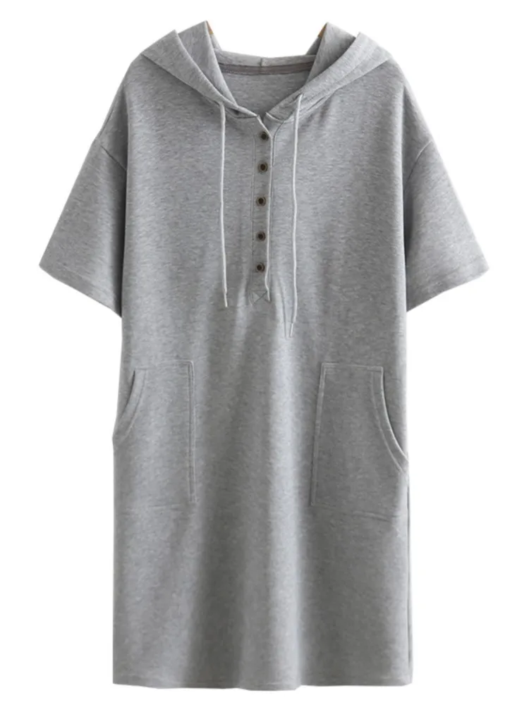 women's Clothing Plus Size Tees Dresses New Style Summer 2022 Fashion Casual Short Sleeve Hooded Button One-Piece S54-2217
women's Clothing Plus Size Tees Dresses New Style Summer 2022 Fashion Casual Short Sleeve Hooded Button One-Piece S54-2217