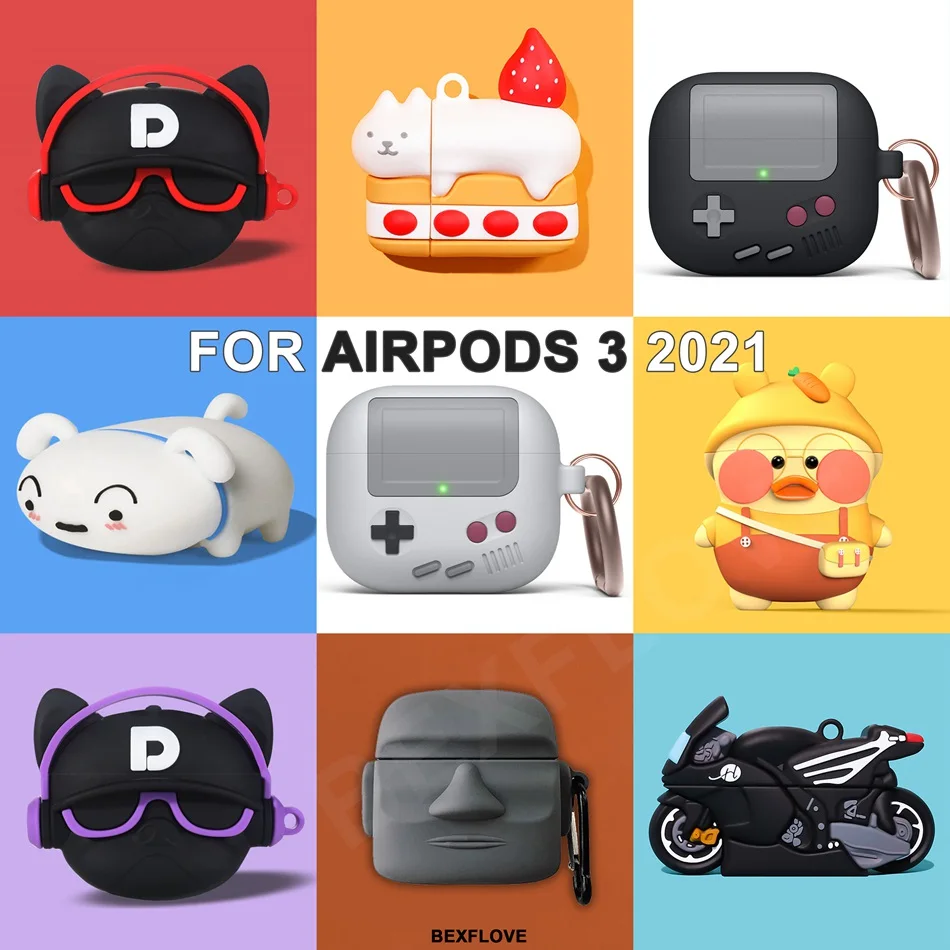 3D чехол для наушников для Airpods 3, чехол, силиконовый чехол для милых собак, чехол для телефона Air Pods Pro 2 3, чехол для телефона с зарядным устройс...
3D чехол для наушников для Airpods 3, чехол, силиконовый чехол для милых собак, чехол для телефона Air Pods Pro 2 3, чехол для телефона с зарядным устройс...