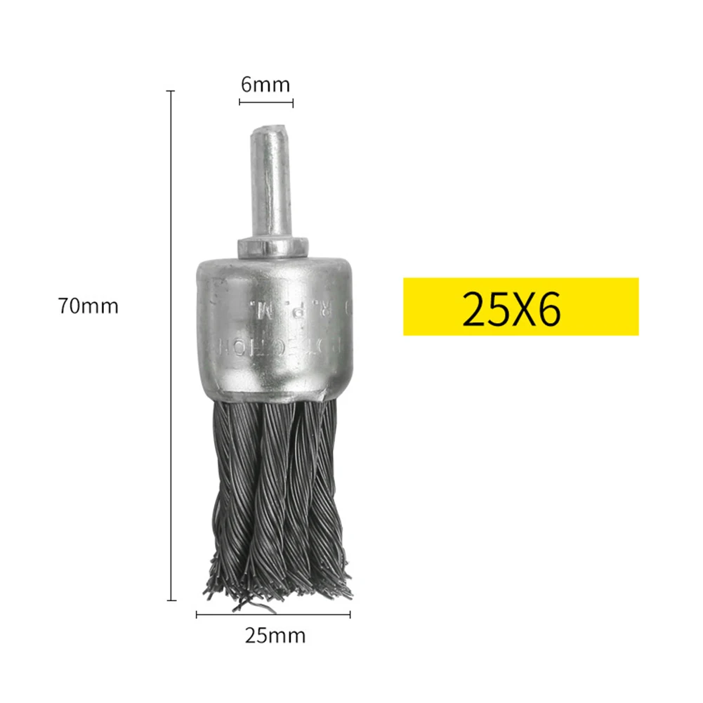 25mm Wire End Brush Wire Wheels Wire 3pcs For Die Grinder For Power Tool Heavy Duty Multi-function Paint Durable
25mm Wire End Brush Wire Wheels Wire 3pcs For Die Grinder For Power Tool Heavy Duty Multi-function Paint Durable