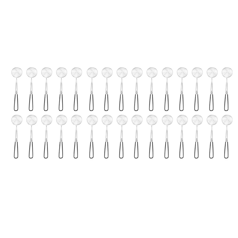 30 Pieces Hot Pot Strainer Scoops,Stainless Steel Hot Pot Strainer Spoons Mesh Skimmer Spoon Strainer Ladle With Handle
30 Pieces Hot Pot Strainer Scoops,Stainless Steel Hot Pot Strainer Spoons Mesh Skimmer Spoon Strainer Ladle With Handle