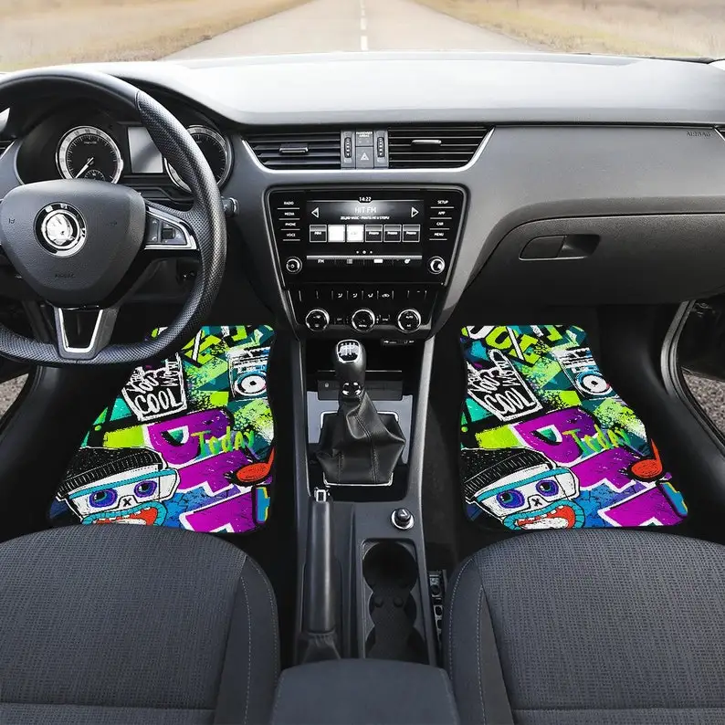 Colorful Graffiti Abstract Art Car Floor Mats Set, Front and Back Floor Mats for Car, Car Accessories
Colorful Graffiti Abstract Art Car Floor Mats Set, Front and Back Floor Mats for Car, Car Accessories