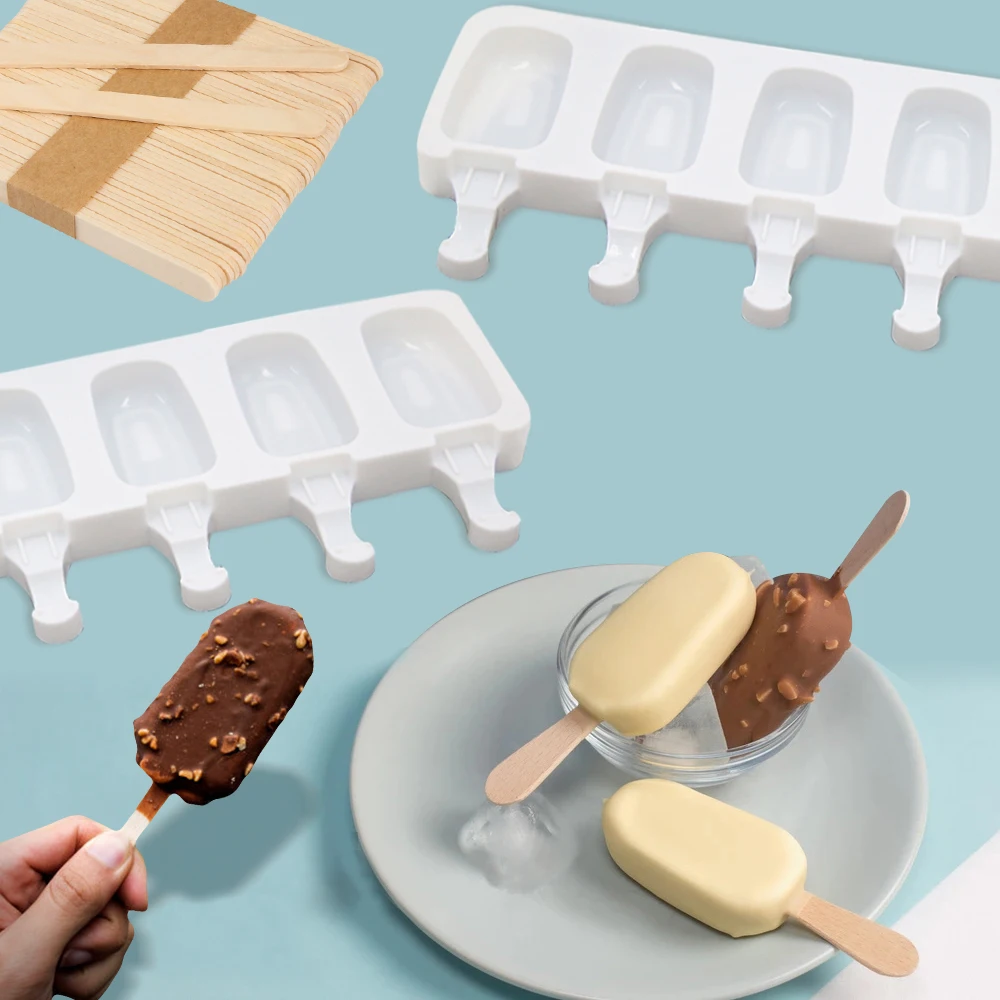 8 Hole Silicone Ice Cream Mold Magnum Silicone Mold Ice Tray Popsicle Mould Baking Accessorie DIY Fruit Juice Ice Pop Cube Maker
8 Hole Silicone Ice Cream Mold Magnum Silicone Mold Ice Tray Popsicle Mould Baking Accessorie DIY Fruit Juice Ice Pop Cube Maker