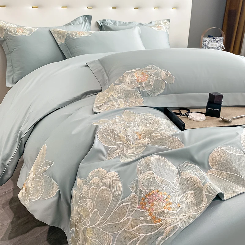 OLOEY Bedding set Egyptian cotton soft Duvet cover bedsheet pillowcases Bed linen Luxury Embroidery Bed set King Queen size
OLOEY Bedding set Egyptian cotton soft Duvet cover bedsheet pillowcases Bed linen Luxury Embroidery Bed set King Queen size