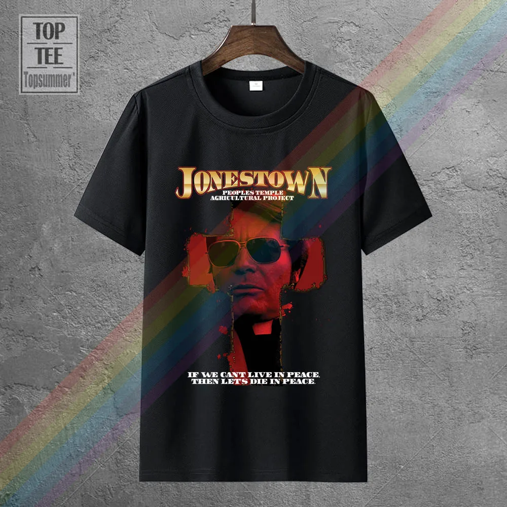 Новая Черная футболка Jonestown, футболка Джим Джонс с изображением людей, храмов, злого культа, лидера Гайаны
Новая Черная футболка Jonestown, футболка Джим Джонс с изображением людей, храмов, злого культа, лидера Гайаны