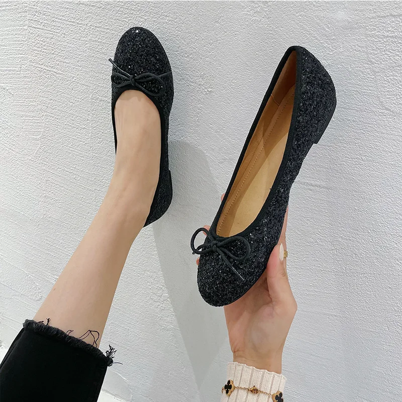 Shoes Woman Flats Casual Female Sneakers Shallow Mouth Round Toe Bow-Knot Dress Moccasin Big Size Summer Grandma Butterfly New S
Shoes Woman Flats Casual Female Sneakers Shallow Mouth Round Toe Bow-Knot Dress Moccasin Big Size Summer Grandma Butterfly New S