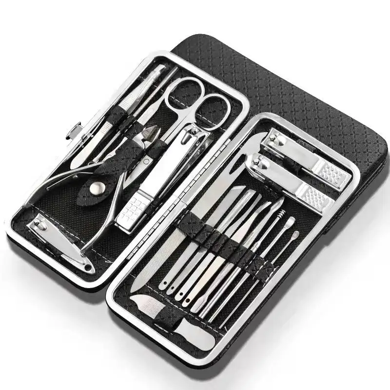 Portable 19 Pcs Manicure Cutters Nail Clipper Set Stainless Steel Ear Spoon Nail Clippers Pedicure Nail Art Tool Manicure
Portable 19 Pcs Manicure Cutters Nail Clipper Set Stainless Steel Ear Spoon Nail Clippers Pedicure Nail Art Tool Manicure