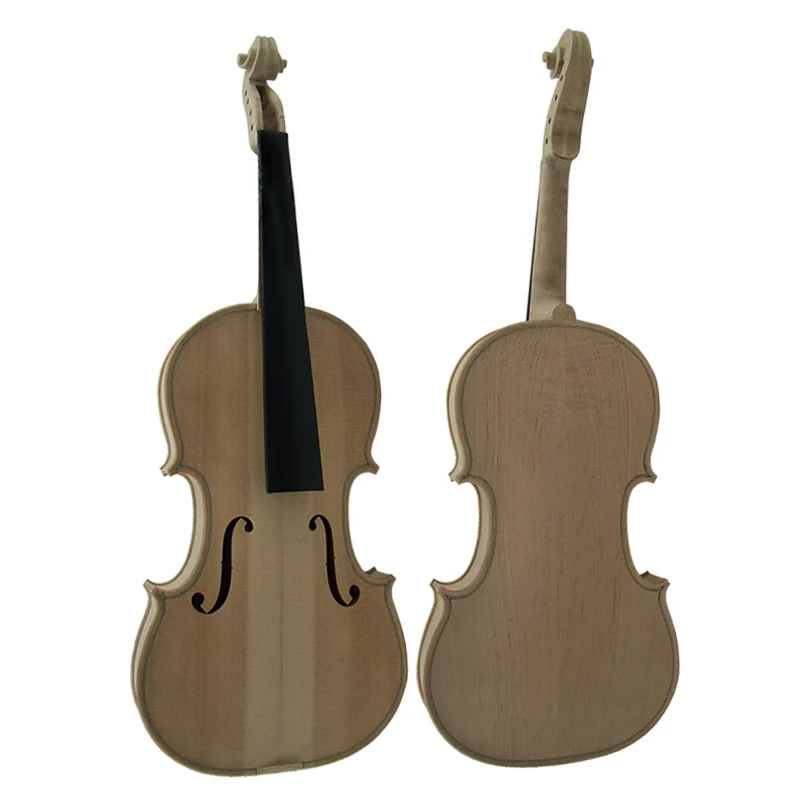 

Musical instrument Custom 4/4 unfinished violin kits made in China UVT00