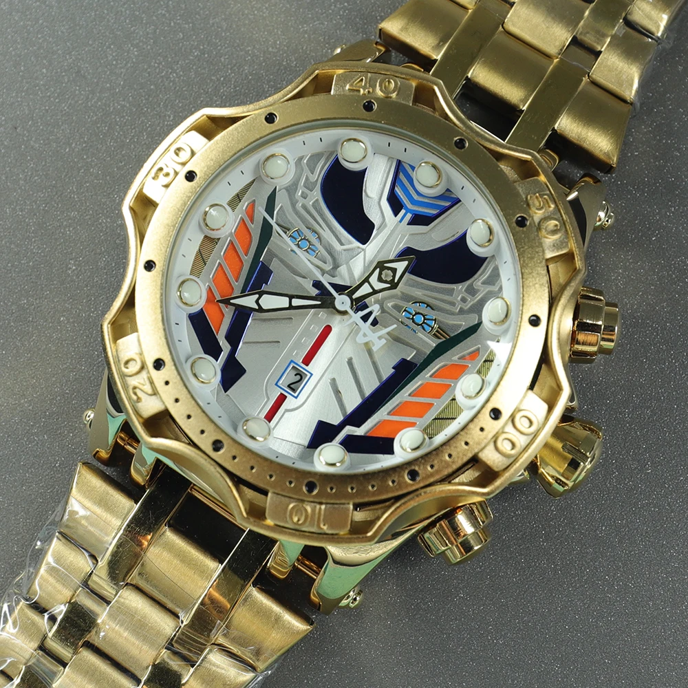 2023 Decorative Dial Original Invincible Gold Big Watches Men Creative Undefeated Luxury Watch Steel Clocks Relogio Masculino
2023 Decorative Dial Original Invincible Gold Big Watches Men Creative Undefeated Luxury Watch Steel Clocks Relogio Masculino