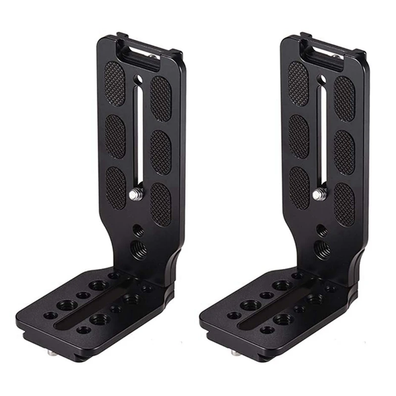 2X DSLR Camera L Bracket Quick Release Plate Vertical Universal L Bracket With 1/4 Inch Screw Arca Swiss For DSLR Camera
2X DSLR Camera L Bracket Quick Release Plate Vertical Universal L Bracket With 1/4 Inch Screw Arca Swiss For DSLR Camera