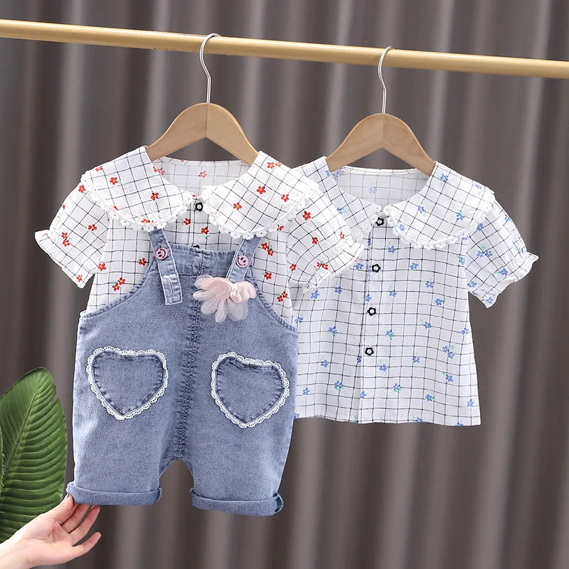 Kids Skirt T-shirt Shorts Denim Skirt Floral Suspender Skirt Plaid Print Kids Clothes Girls Clothing Set Girls Outfits
Kids Skirt T-shirt Shorts Denim Skirt Floral Suspender Skirt Plaid Print Kids Clothes Girls Clothing Set Girls Outfits