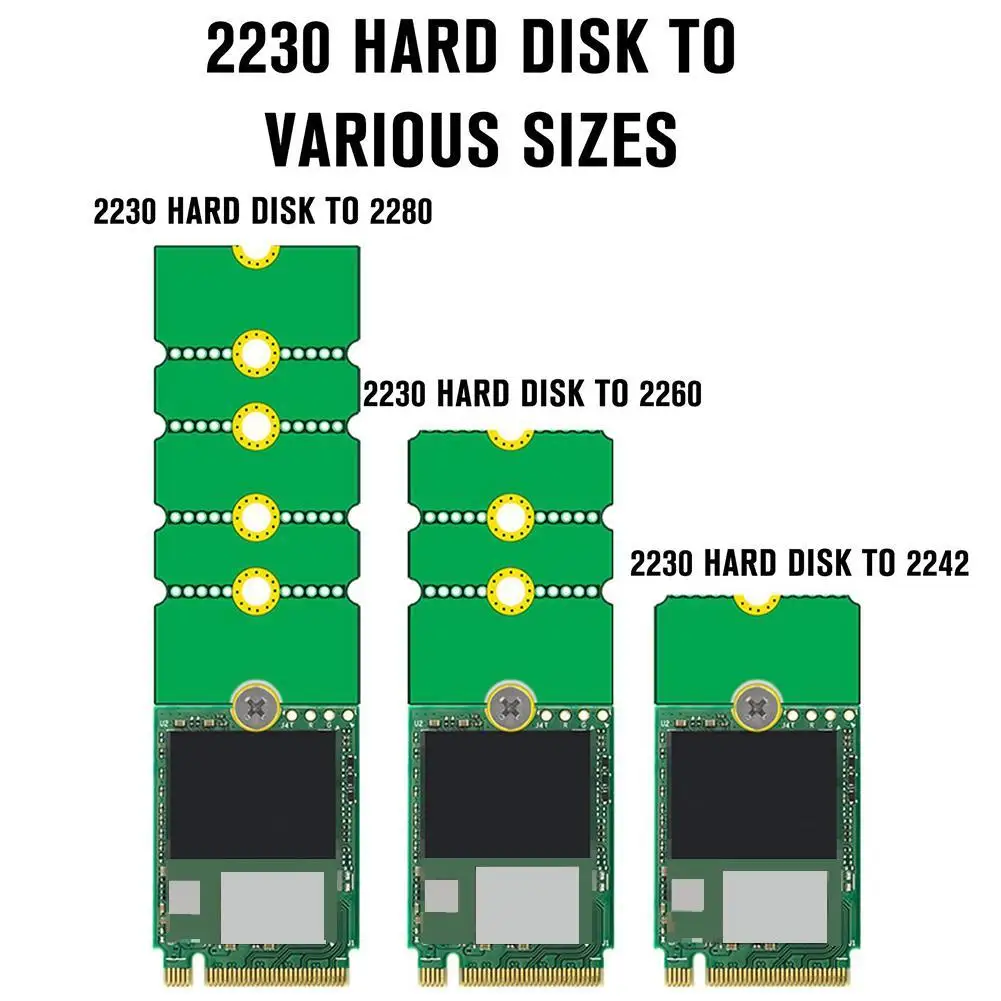 NGFF M.2 SSD Adapter Card 2242 To 2280 2230 To 2280 Transfer Card Adapter Expansion Rack Board Riser Card Convert Card
NGFF M.2 SSD Adapter Card 2242 To 2280 2230 To 2280 Transfer Card Adapter Expansion Rack Board Riser Card Convert Card
