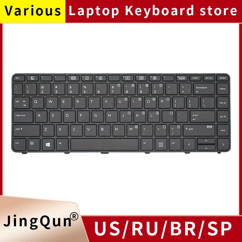 

Original US RU Russian Laptop Keyboard For HP Probook 430 G3/440 G3/445 G3/640/645 G2/440 G4/446 G3 HSTNN-Q98C Q02C 826367-001