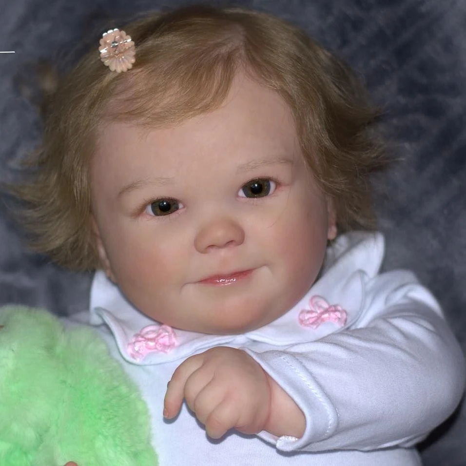 60cm Huge June Reborn Toddler Dolls 3D Painted Skin Bebe Reborn Handmade Lifelike Realistic Art Newborwn Dolls With Rooted Hair
60cm Huge June Reborn Toddler Dolls 3D Painted Skin Bebe Reborn Handmade Lifelike Realistic Art Newborwn Dolls With Rooted Hair