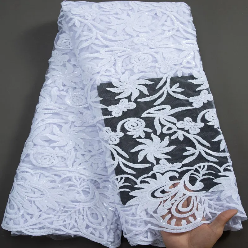 African Mesh Lace Fabric 2023 High Quality White Lace Nigerian Tulle Lace Fabric With Sequins For Wedding Party Dress Sew S3321
African Mesh Lace Fabric 2023 High Quality White Lace Nigerian Tulle Lace Fabric With Sequins For Wedding Party Dress Sew S3321