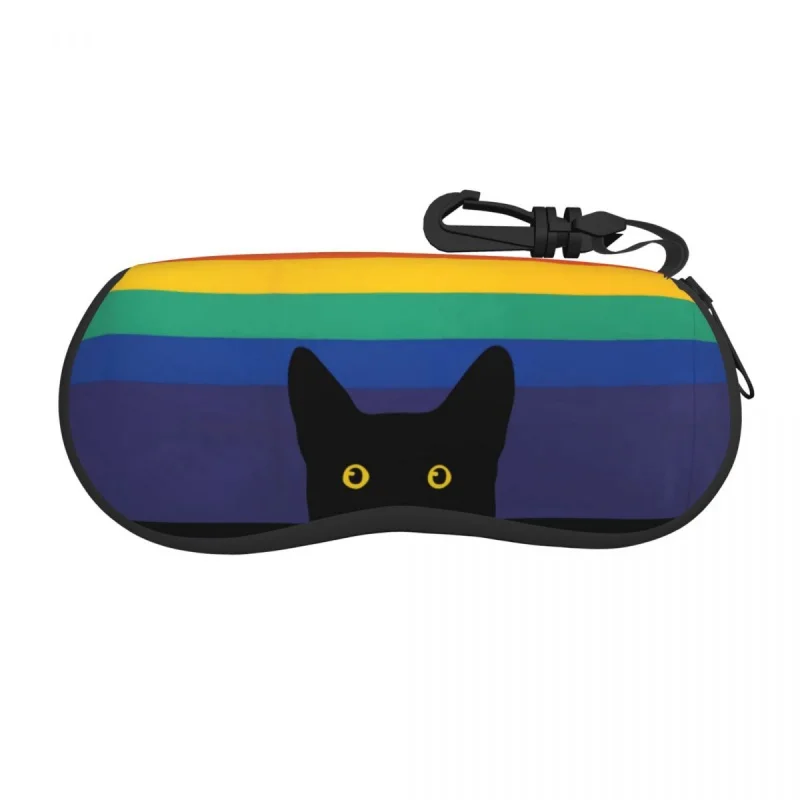 Custom Peeking Cat In Rainbow Circle Shell Glasses Case Unisex Fashion LGBT Gay Pride Eyeglasses Case Sunglasses Protector Box
Custom Peeking Cat In Rainbow Circle Shell Glasses Case Unisex Fashion LGBT Gay Pride Eyeglasses Case Sunglasses Protector Box