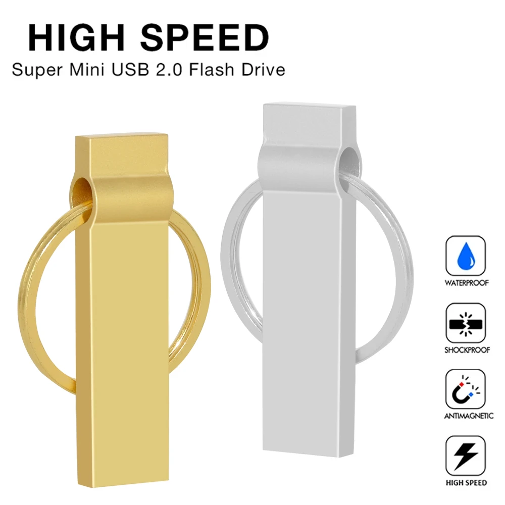 Pen Drive Waterproof Metal Usb Flash Drive USB 2.0 Flash Disk Cle Usb Stick 4/8/16/32G 64G Pendrive Flash Memory Card
Pen Drive Waterproof Metal Usb Flash Drive USB 2.0 Flash Disk Cle Usb Stick 4/8/16/32G 64G Pendrive Flash Memory Card