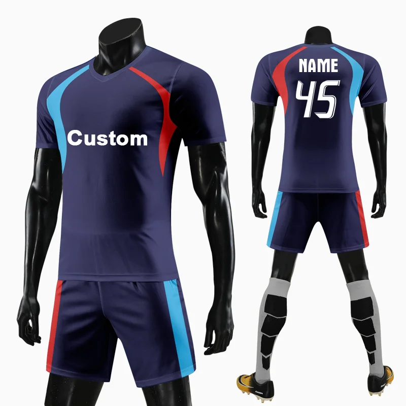 Custom Cheap Sublimation Adults Soccer Uniforms 100% Polyester Soccer Jerseys Breathable Football Jersey Sets For Men WO-X876
Custom Cheap Sublimation Adults Soccer Uniforms 100% Polyester Soccer Jerseys Breathable Football Jersey Sets For Men WO-X876