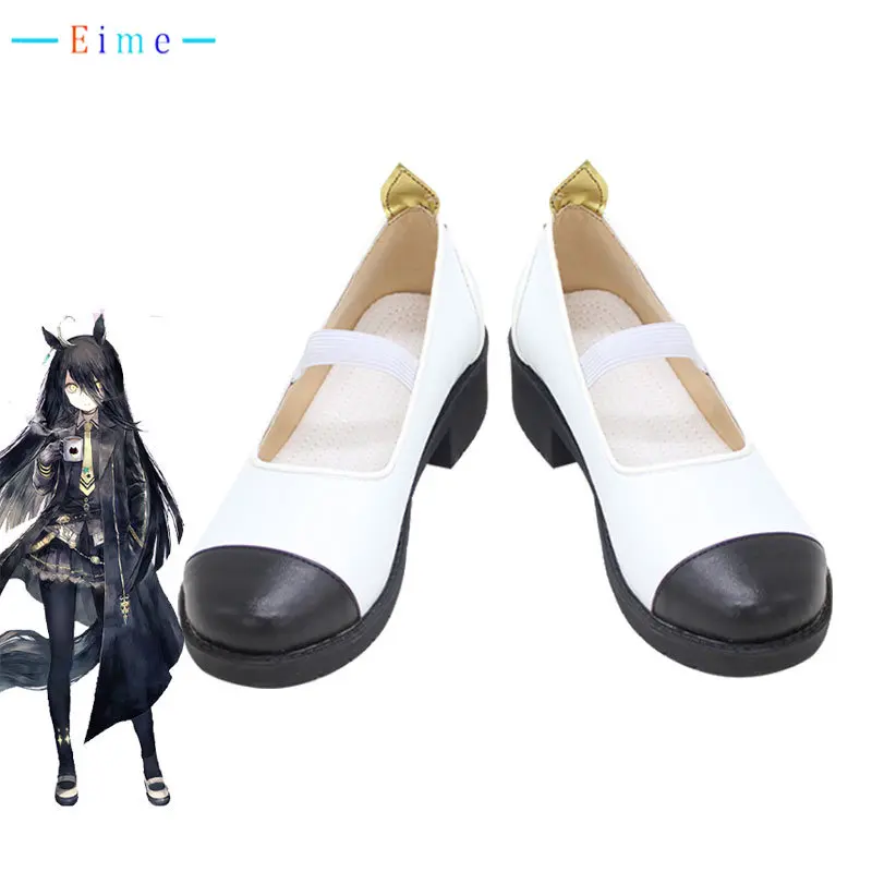 

Game Umamusume Pretty Derby Manhattan Cafe Cosplay Shoes PU Leather Shoes Halloween Carnival Boots Prop Custom Made
