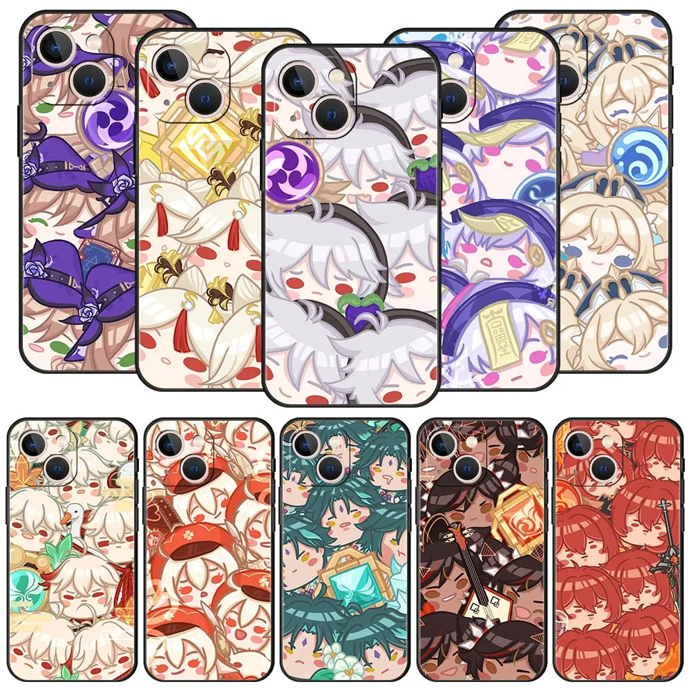 Cute Genshin Impact Cartoon Luxury Phone Case For iPhone 11 12 13 Pro Max Mini X XR XS 7 8 Plus SE 2020 Silicone Black Cover
Cute Genshin Impact Cartoon Luxury Phone Case For iPhone 11 12 13 Pro Max Mini X XR XS 7 8 Plus SE 2020 Silicone Black Cover