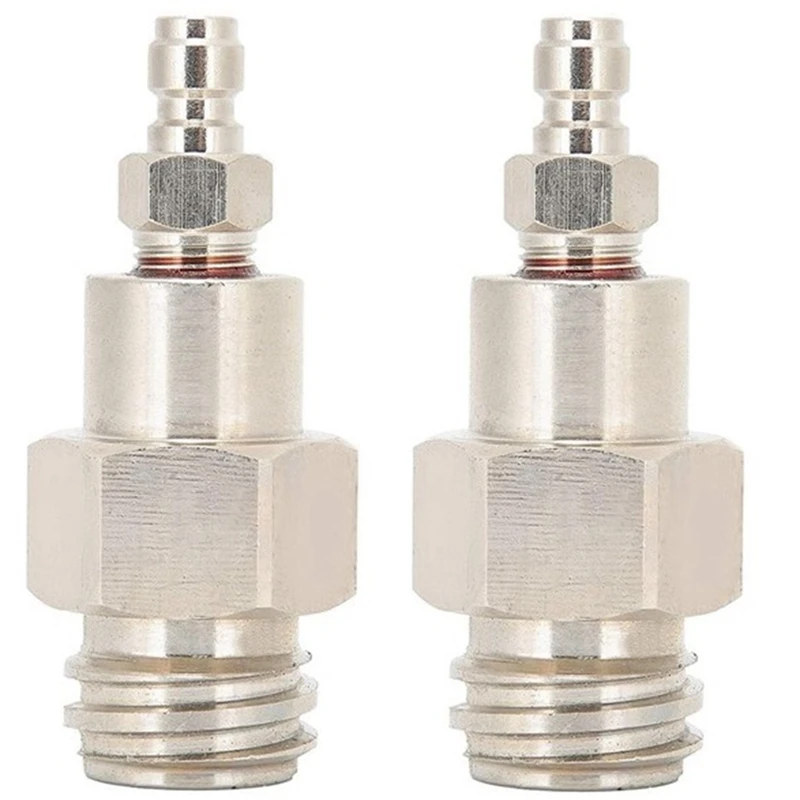 NEW-2Pcs 8Mm CO2 Tank Adapter Male Soda Machine Connector Soda Machine Thread Tr21-4 Quick Disconnect Connector
NEW-2Pcs 8Mm CO2 Tank Adapter Male Soda Machine Connector Soda Machine Thread Tr21-4 Quick Disconnect Connector