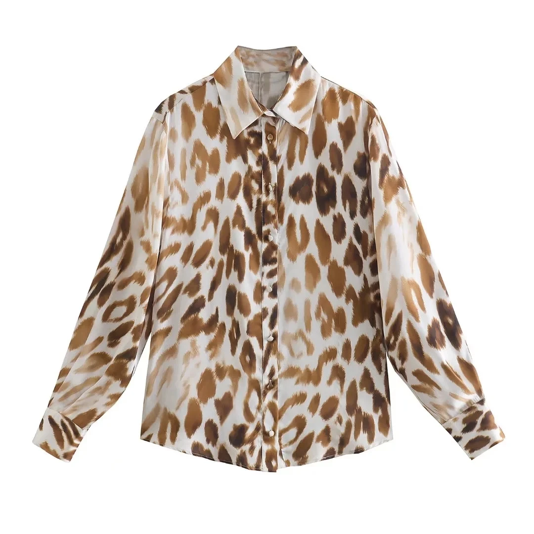 XITIMEAO Women Fashion Flowing Animal Print Shirts Vintage Long Sleeve Button-up Female Blouses Blusas Chic Tops
XITIMEAO Women Fashion Flowing Animal Print Shirts Vintage Long Sleeve Button-up Female Blouses Blusas Chic Tops