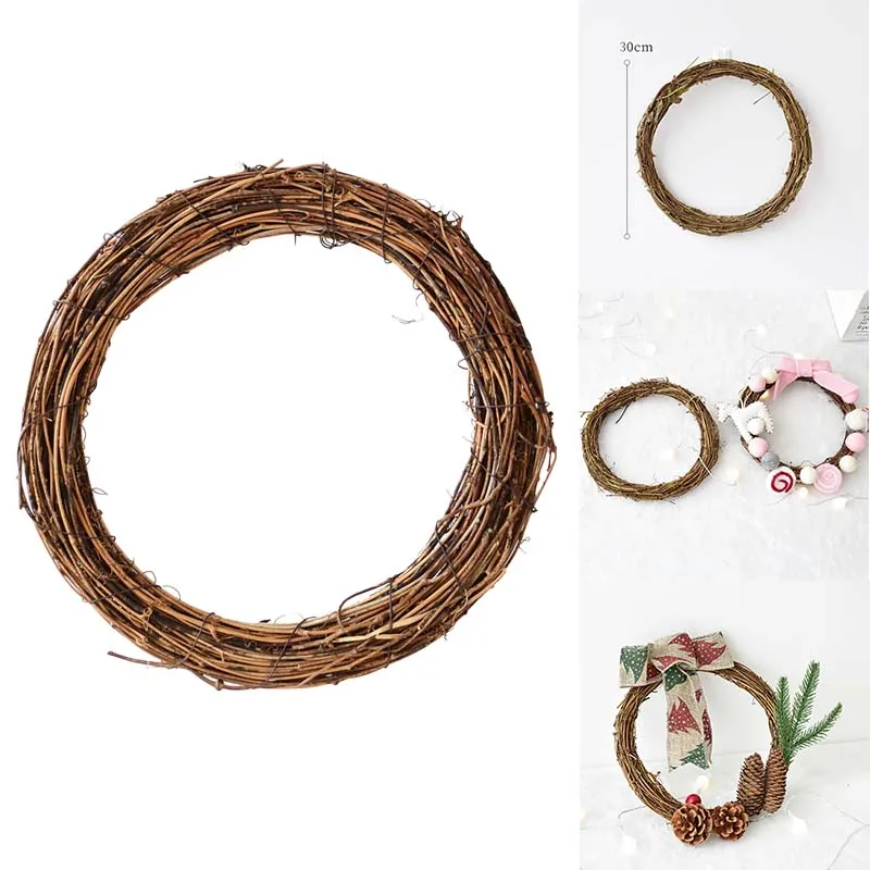 11.8in Tuckahoe Rattan Circle Christmas Wreath Diy Rattan Ring Pastoral Ring Dried Flower Natural Rattan DIY Decoration
11.8in Tuckahoe Rattan Circle Christmas Wreath Diy Rattan Ring Pastoral Ring Dried Flower Natural Rattan DIY Decoration