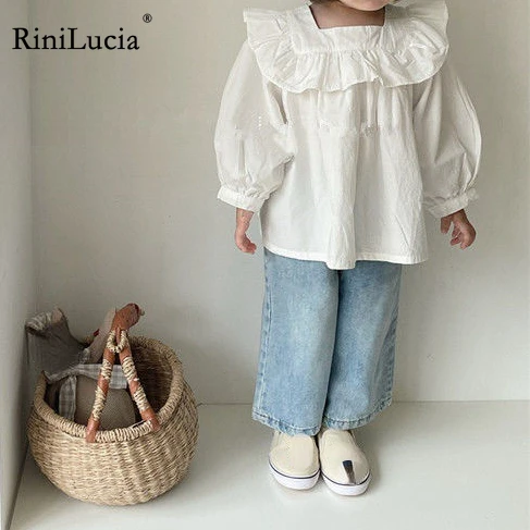 RiniLucia 2023 New Baby Girls Shirts Solid Long Sleeve Ruffles Girls Blouse Cardigan Kids Shirt Children Tops Autumn Clothing
RiniLucia 2023 New Baby Girls Shirts Solid Long Sleeve Ruffles Girls Blouse Cardigan Kids Shirt Children Tops Autumn Clothing