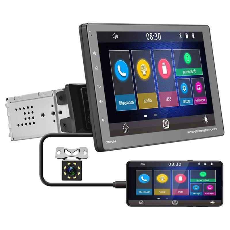 Автомобильная стереосистема с сенсорным экраном Bluetooth, для Apple Carplay, Android, mp5-плеер, FM-радио, приемник
Автомобильная стереосистема с сенсорным экраном Bluetooth, для Apple Carplay, Android, mp5-плеер, FM-радио, приемник