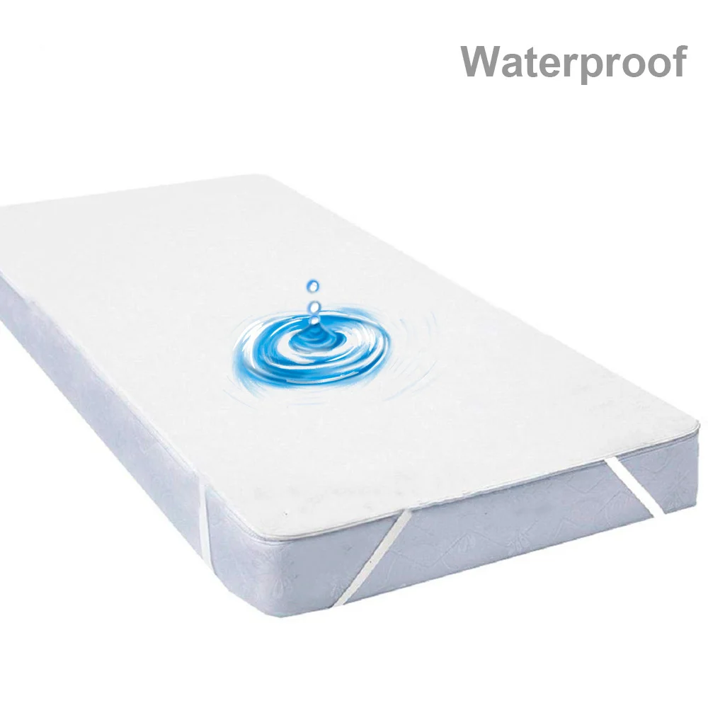 White Waterproof Mattress Pad Cover Anti Mites Bed Sheet Waterproof Mattress Protector For Bed Elastic Belt Fix Mattress Topper
White Waterproof Mattress Pad Cover Anti Mites Bed Sheet Waterproof Mattress Protector For Bed Elastic Belt Fix Mattress Topper
