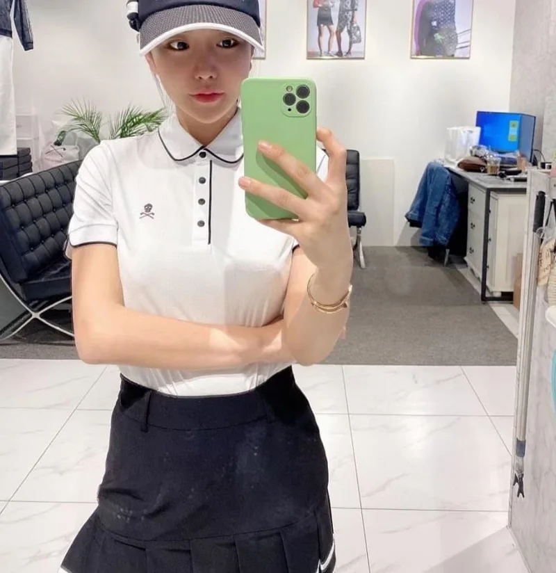 New Women's Short Sleeve T-Shirt Sports Jersey Sports Leisure Fashion Golf Women's T-shirt Polo Shirt for Women
New Women's Short Sleeve T-Shirt Sports Jersey Sports Leisure Fashion Golf Women's T-shirt Polo Shirt for Women