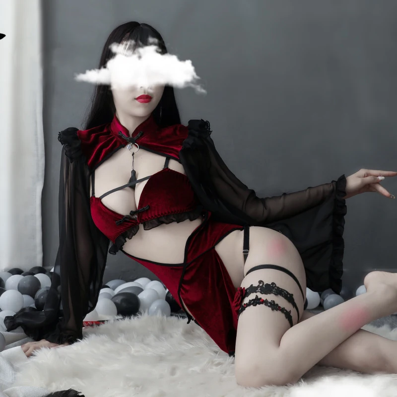 Чонсам с пышными рукавами Dark Witch, нижнее белье, костюмы, платье для игры с демоном, Бандажное Сексуальное Женское Платье для косплея
Чонсам с пышными рукавами Dark Witch, нижнее белье, костюмы, платье для игры с демоном, Бандажное Сексуальное Женское Платье для косплея