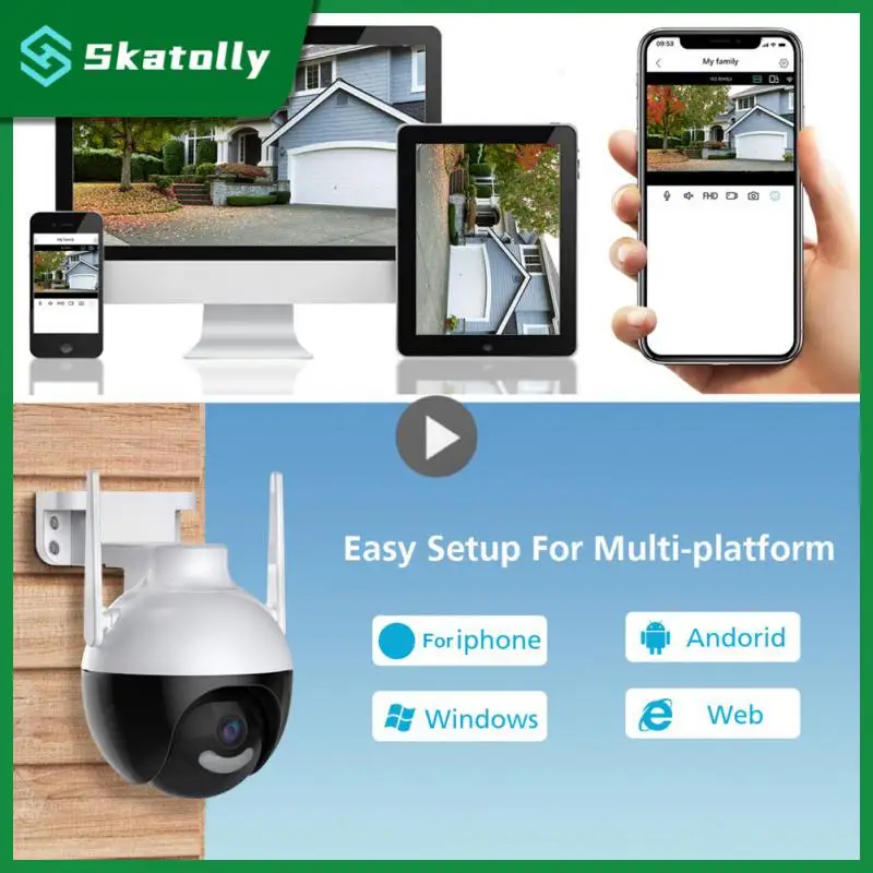 Two-way Voice Ai Alarm 360 Degree Camera Ultra Clear Wifi Dome Ip Camera Humanoid Recognition Surveillance Camera 2.2inches
Two-way Voice Ai Alarm 360 Degree Camera Ultra Clear Wifi Dome Ip Camera Humanoid Recognition Surveillance Camera 2.2inches
