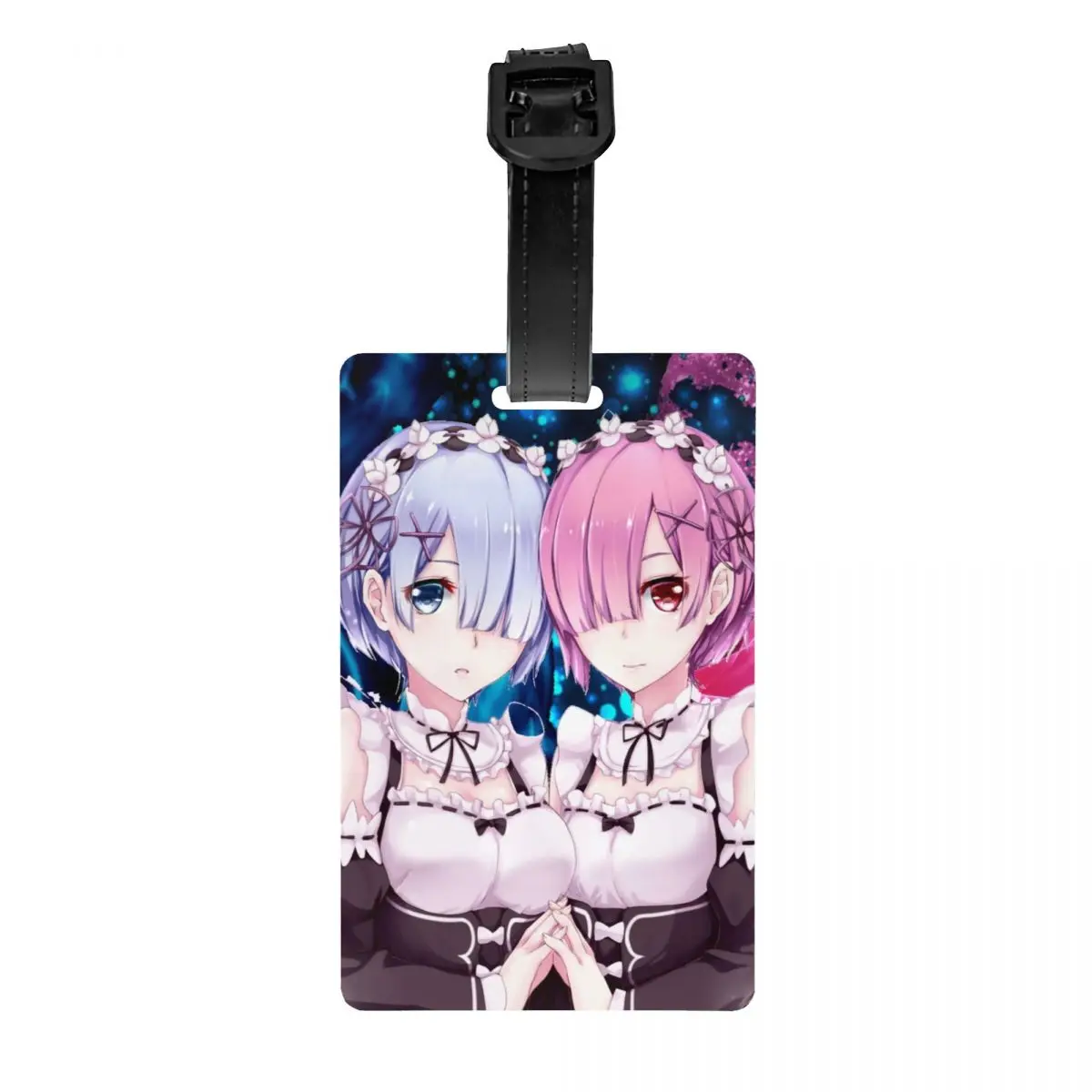 Rem And Ram Anime Re Zero Luggage Tag Starting Life in Another World Travel Bag Suitcase Privacy Cover ID Label
Rem And Ram Anime Re Zero Luggage Tag Starting Life in Another World Travel Bag Suitcase Privacy Cover ID Label
