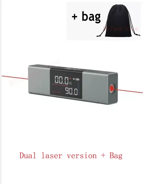LI1 Laser Protractor Digital Inclinometer Angle Measure 2 in 1 Laser Level Ruler Type-C Charging Laser Measurement for home
LI1 Laser Protractor Digital Inclinometer Angle Measure 2 in 1 Laser Level Ruler Type-C Charging Laser Measurement for home