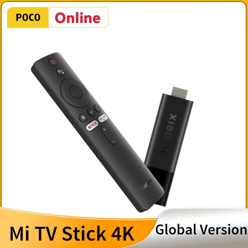 Xiaomi Mi TV Stick 4K смартфон с четырёхъядерным процессором, ОЗУ 2 Гб, ПЗУ 8 ГБ, Android TV 11
Xiaomi Mi TV Stick 4K смартфон с четырёхъядерным процессором, ОЗУ 2 Гб, ПЗУ 8 ГБ, Android TV 11