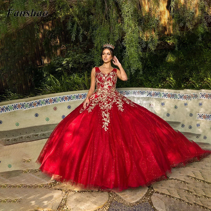 Fanshao pd160 Butterfly Appliques Quinceanera Dress V-neck Sleeveless Tulle Vestido For Sweet 15 Girls Ball Gowns Prom Wear
Fanshao pd160 Butterfly Appliques Quinceanera Dress V-neck Sleeveless Tulle Vestido For Sweet 15 Girls Ball Gowns Prom Wear