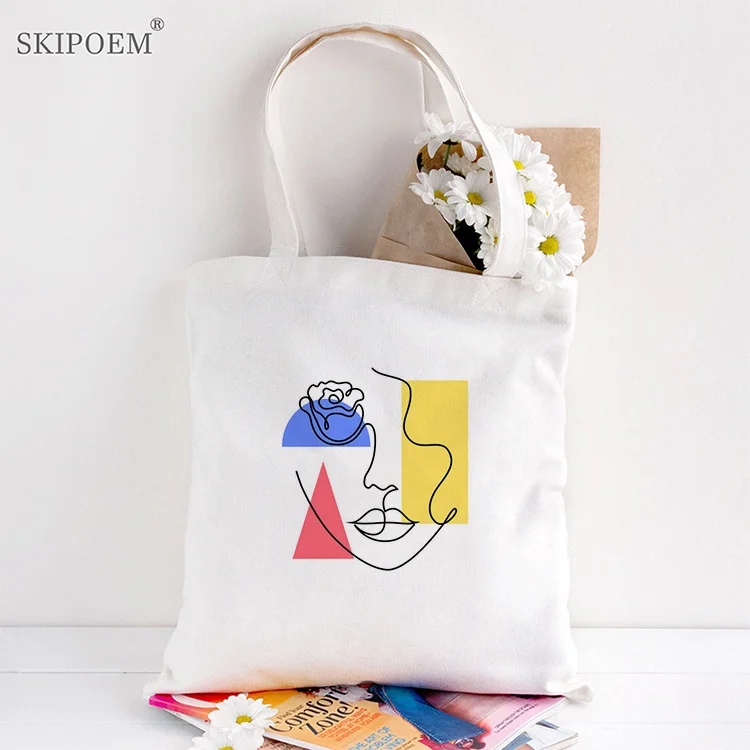 Large Canvas Bag Shoppers Bags Messenger Capacity Handbags Women's Geometric Lines Aesthetic Harajuku Cute Cartoon Teacher Gift
Large Canvas Bag Shoppers Bags Messenger Capacity Handbags Women's Geometric Lines Aesthetic Harajuku Cute Cartoon Teacher Gift