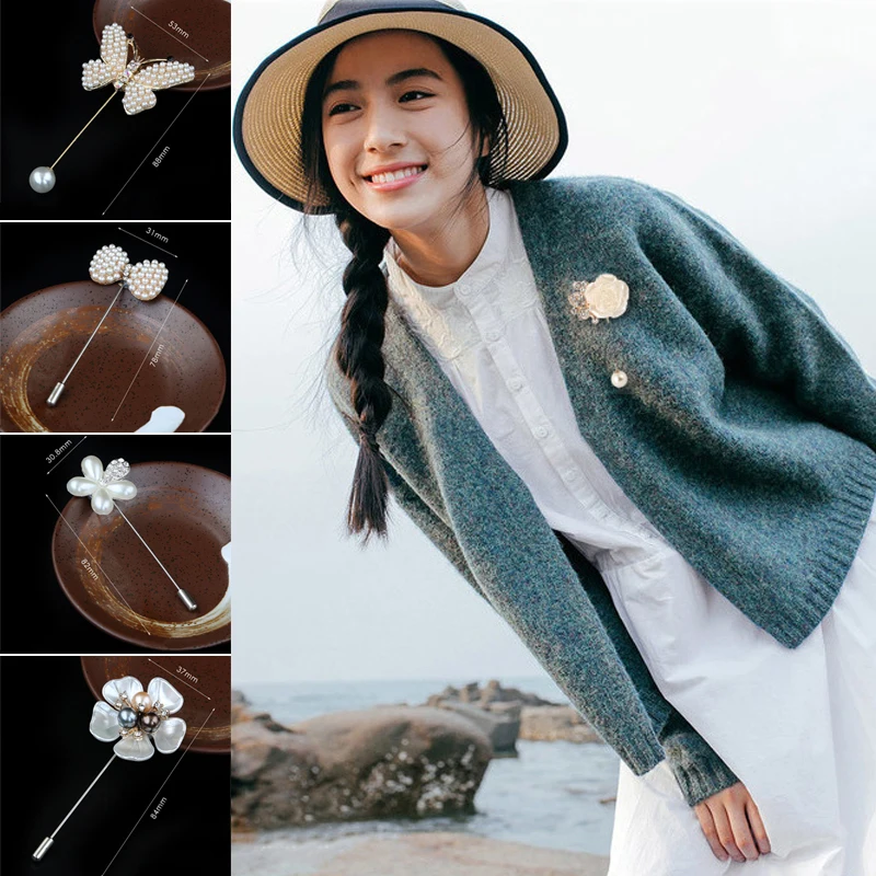 New Fashion Women Flower Brooch Rose Camellia Sweater Corsage Long Needle Pins Shawl Shirt Collar Brooches Clothing Accessories
New Fashion Women Flower Brooch Rose Camellia Sweater Corsage Long Needle Pins Shawl Shirt Collar Brooches Clothing Accessories