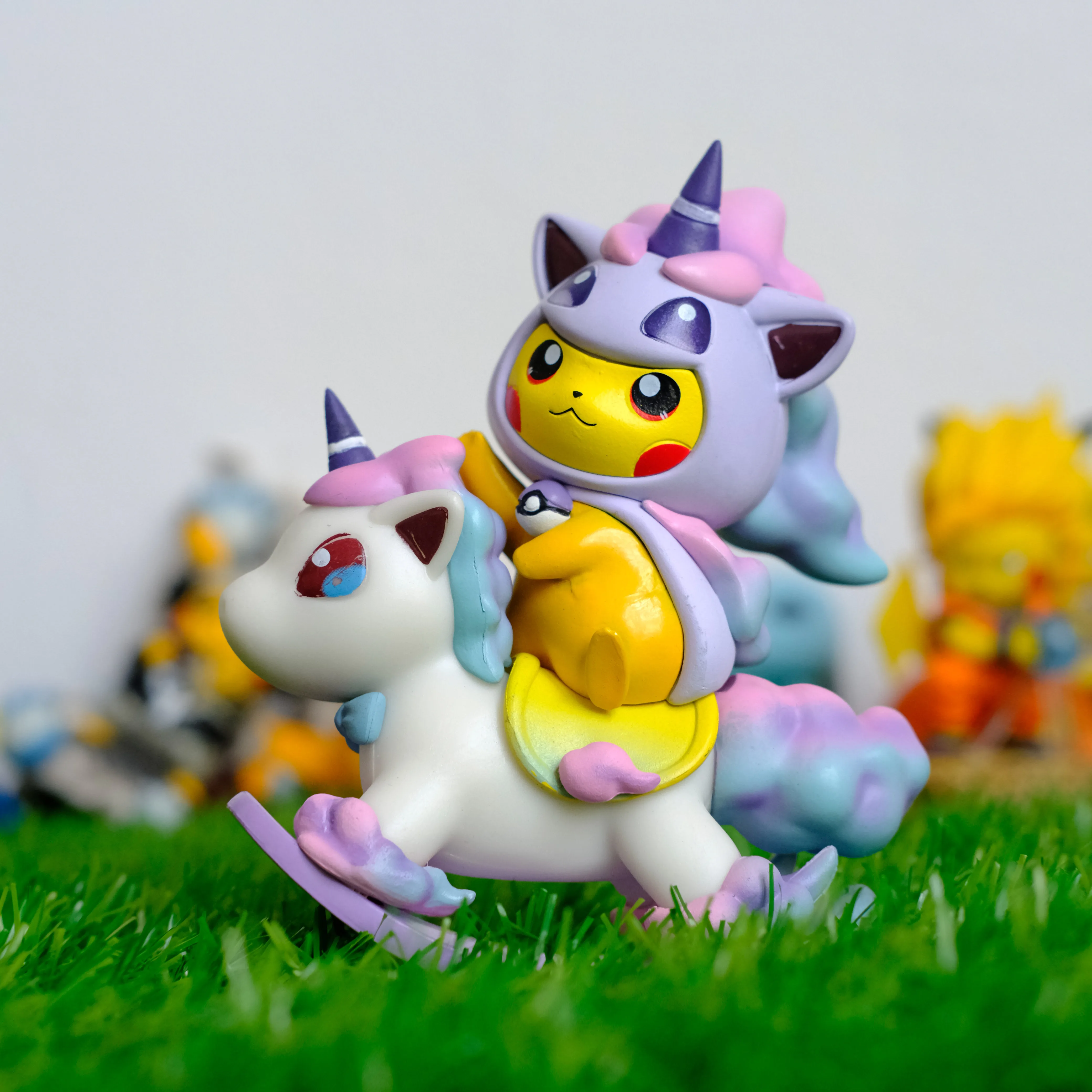 13cm PVC Pokemon Anime Figure Kawaii Pikachu Cosplay Unicorn Trojan Horse Seesaw Tumbler Model Toys For Children Birthday Gift
13cm PVC Pokemon Anime Figure Kawaii Pikachu Cosplay Unicorn Trojan Horse Seesaw Tumbler Model Toys For Children Birthday Gift