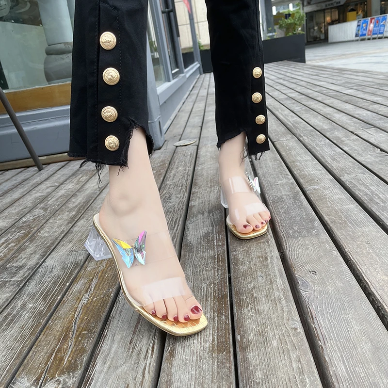 Shoes Female 2023 Slingbacks Women's High Heels Summer Party Pumps Women Crystal Butterfly Decoration Square Toe Shoes Ladies
Shoes Female 2023 Slingbacks Women's High Heels Summer Party Pumps Women Crystal Butterfly Decoration Square Toe Shoes Ladies