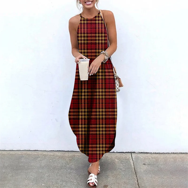 Spring Summer Women Strap Printed Sexy Beach Long Maxi Dress Sleeveless Vintage Clothing Holiday
Spring Summer Women Strap Printed Sexy Beach Long Maxi Dress Sleeveless Vintage Clothing Holiday