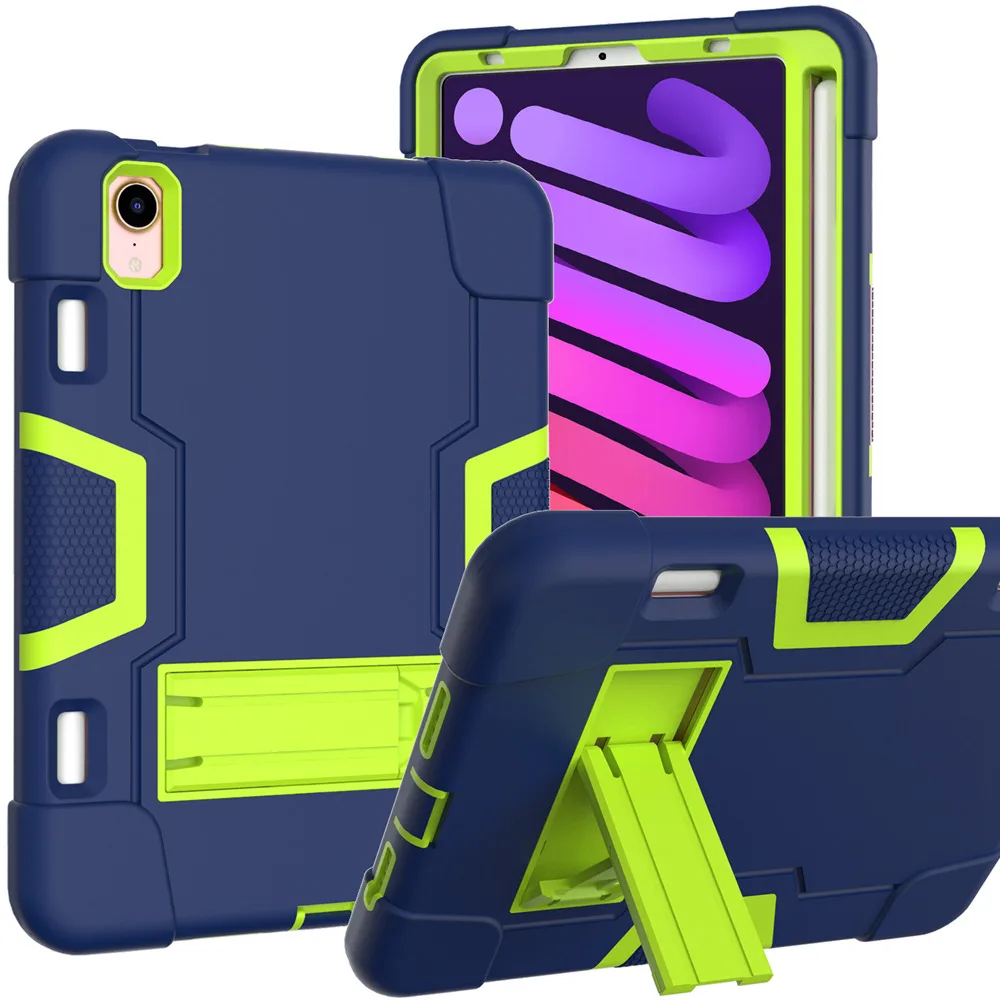 For ipad mini 6 case 8.3 inch 2021 kids Armor stand Case With Pencil Holder cover For mini6 mini 6th A2568 A2569 Tablet case
For ipad mini 6 case 8.3 inch 2021 kids Armor stand Case With Pencil Holder cover For mini6 mini 6th A2568 A2569 Tablet case
