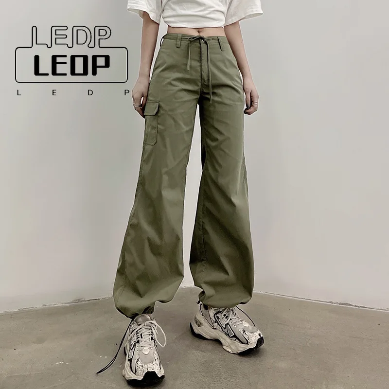 Women's Pants 2022 Spring and Summer Women's Loose Casual Pants American Street Tooling Wind Drawstring Army Green Woven Pants
Women's Pants 2022 Spring and Summer Women's Loose Casual Pants American Street Tooling Wind Drawstring Army Green Woven Pants