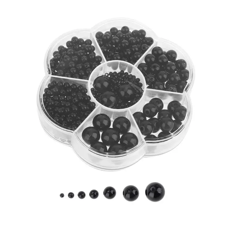 612 Pcs 3-12mm Black Plastic Crafts Safety Eyes for teddy bear Soft Dolls Toy Animal Doll Felting Amigurumi DIY Accessories
612 Pcs 3-12mm Black Plastic Crafts Safety Eyes for teddy bear Soft Dolls Toy Animal Doll Felting Amigurumi DIY Accessories