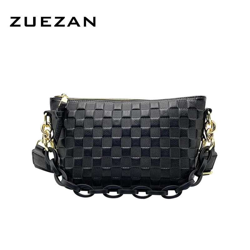 Chains Strap,Roomy Plaid Bag, Women Genuine Leather Shoulder Bag, Female Messenger Cross-body Bag, Q004
Chains Strap,Roomy Plaid Bag, Women Genuine Leather Shoulder Bag, Female Messenger Cross-body Bag, Q004