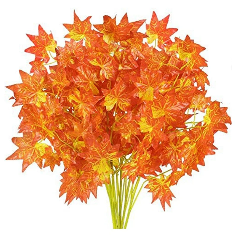 12Pcs Fall Leaves Stems Faux Fall Branches Maple Leaves Autumn Fake Plants For Outdoor Indoor Home Thanksgiving
12Pcs Fall Leaves Stems Faux Fall Branches Maple Leaves Autumn Fake Plants For Outdoor Indoor Home Thanksgiving