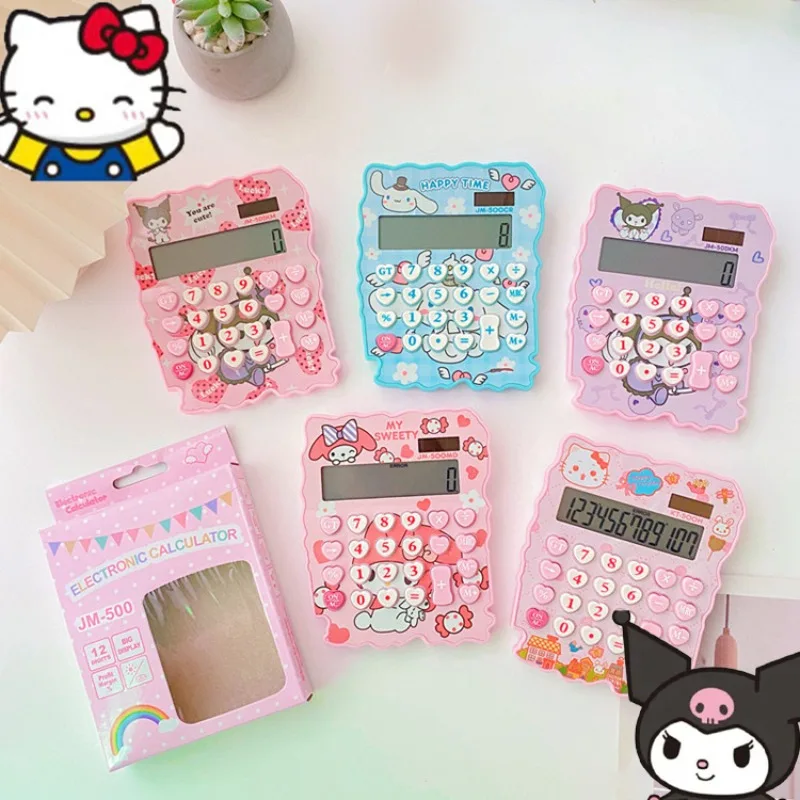 Sanrio Hello Kitty Cinnamoroll My Melody Kuromi Kawaii Cartoon Calculator Calculator Anime Office Financial Accounting Tools
Sanrio Hello Kitty Cinnamoroll My Melody Kuromi Kawaii Cartoon Calculator Calculator Anime Office Financial Accounting Tools